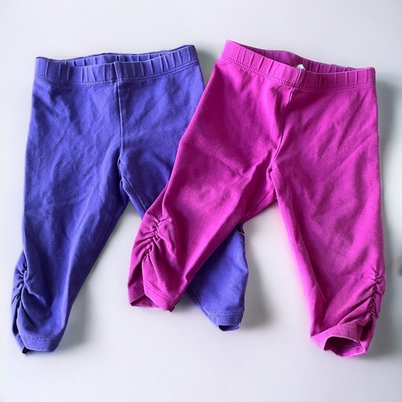 Children’s Place 6/9 months bundle: two pairs of leggings and one top - Picture 3 of 6